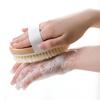 Natural Sisal Exfoliating Dry Brush Wooden Massage Brush Massage Fiber Brush Plant Body Cactus O1M1