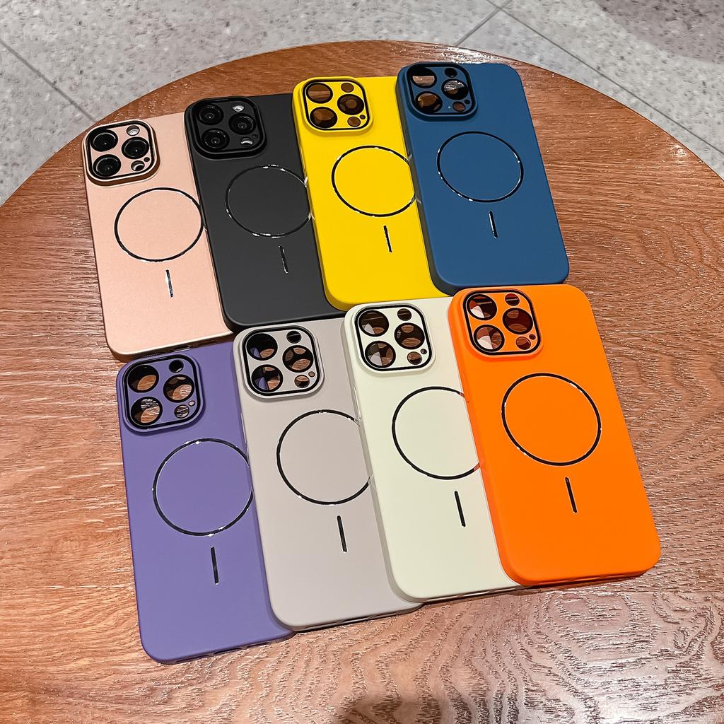 Дофаминовый Применимый Магнитный Чехол для Телефона iPhone 17 Apple 16 ProMax Поставляется с Защитной Пленкой для Объектива Противоударный Чехол