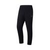 Quick-Dry Logo Print Knitted Sports Pants With Elastic Waist Men Bottoms Black AYKT197-1
