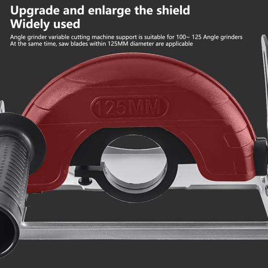 1 Set Durable 45 Degree Bevel Cut Easy To Install Angle Grinder Stand Conversion Cutter Home Use