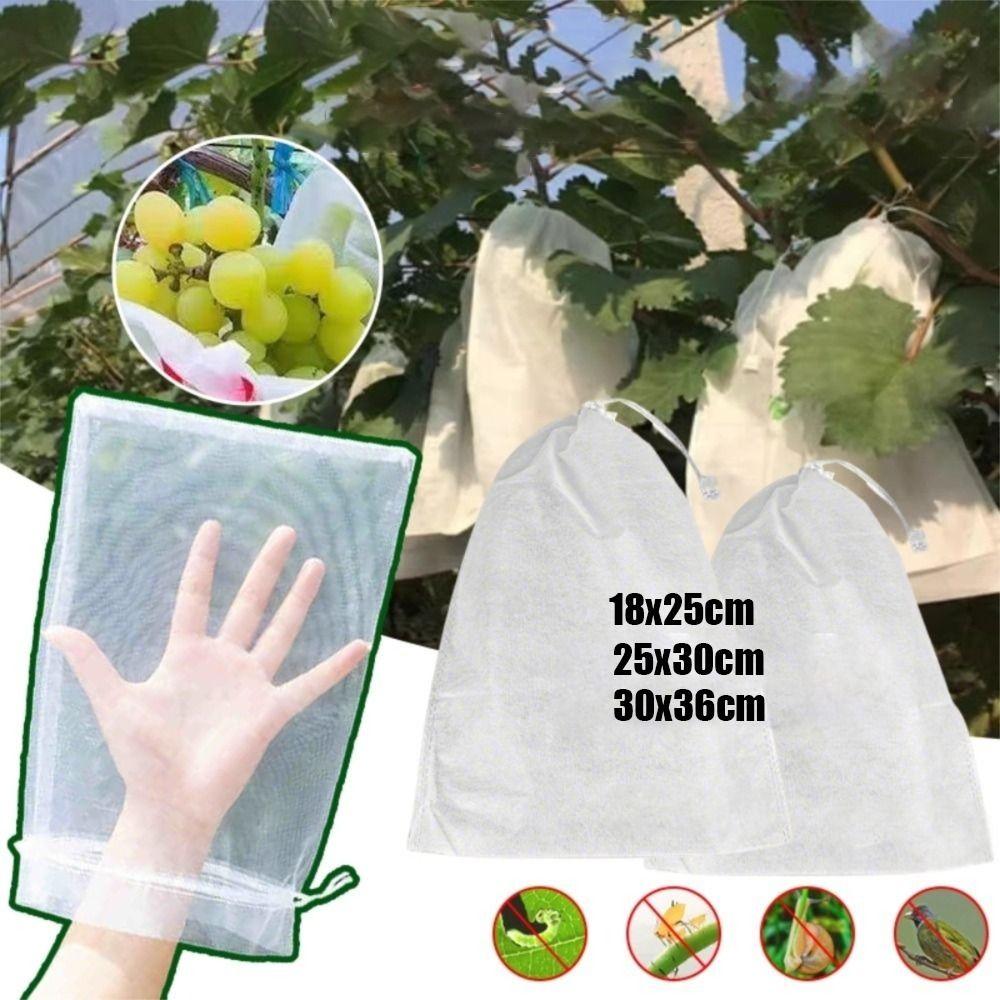 50Pcs Garden Greenhouse Supplies Fruit Protection Bags Anti-bird Grow Bag for Vegetable
