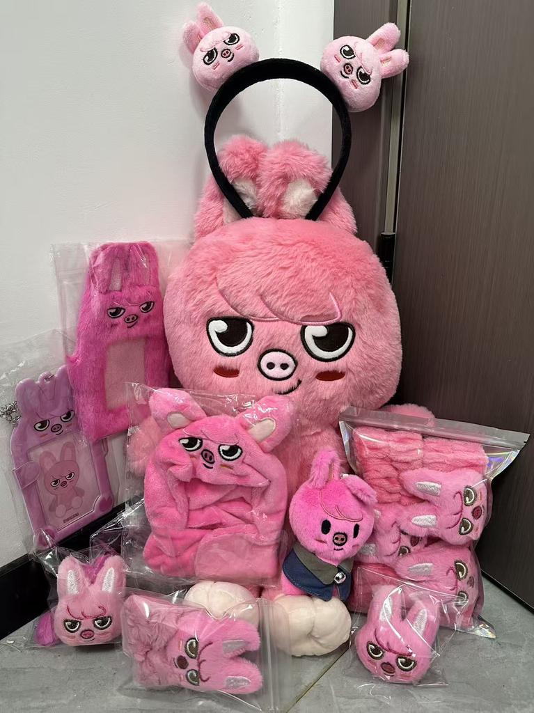 50cm Plush Toy Wolfchan Kawaii Cartoon Stuffed Animal Plushie Doll Large Size Kids Babies Sleeping Pillow Gift