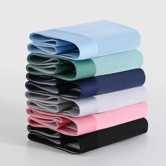 Мужские трусы-боксеры, эластичные, средней посадки, облегающие, U-образные, выпуклые шорты, однотонные, летние, тонкие, шелковые трусы