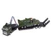 1:50 Tow Truck Toy Alloy Pull Back Car Highly Simulation Trailer Vehicle Toy for Children#2