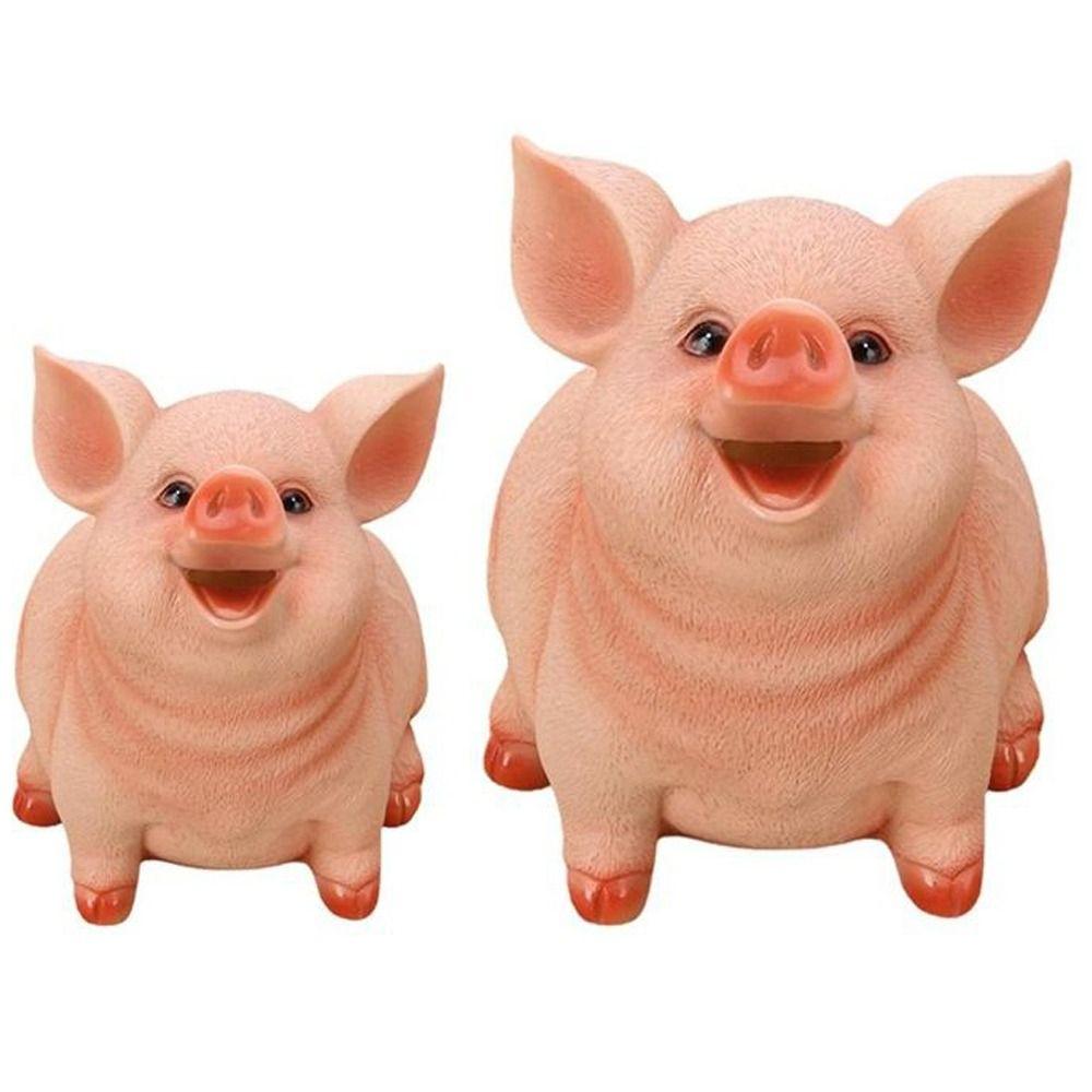 Детские игрушки в форме свиньи, орнамент, подарок на день рождения, статуи свиней, денежный ящик, коробка для хранения монет, копилка