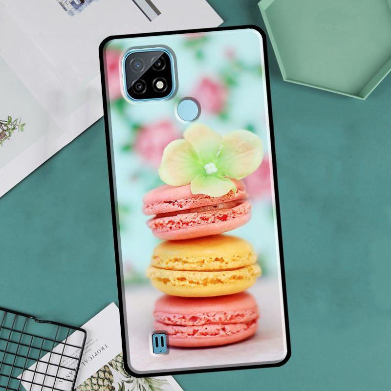 Десерт торт макароны милый для OnePlus 10 Pro 9 Pro 8T 9R Nord2 чехол для Realme 9 8 Pro 8i 9i C35 GT Neo 2 3 Master