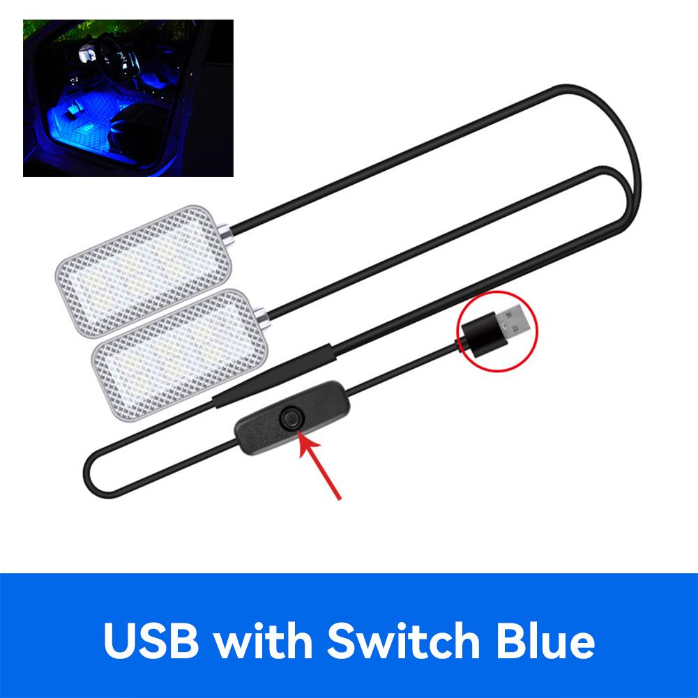 2 шт./компл. 12 В/5 В USB светодиодная подсветка салона автомобиля, подсветка для создания атмосферы, окружающего настроения, подсветка для ног, USB-зажигалка, декоративная лампа, автомобильные аксессуары