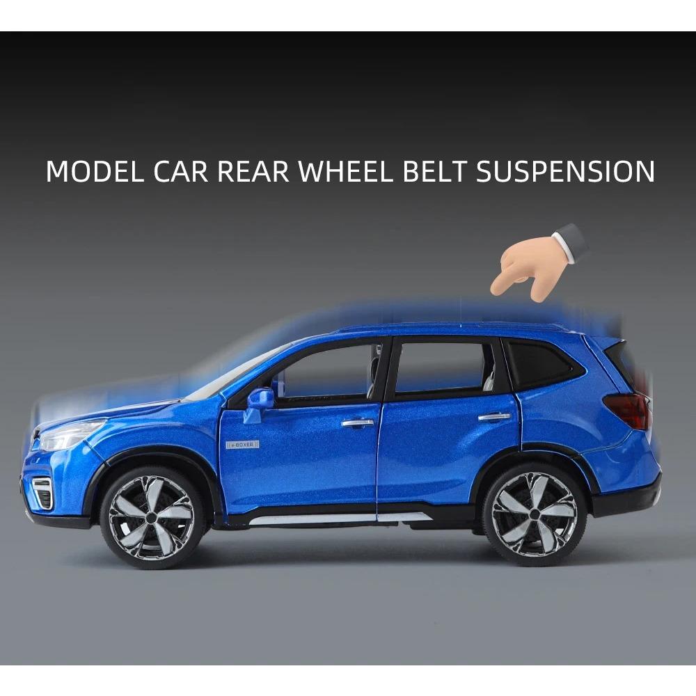1/30 Subaru Forester Внедорожник Сплав Мускул-кар Модель Звук и Свет Оттяни Назад Детская Игрушка Коллекционные Предметы Подарок на День Рождения