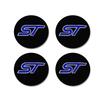 4pcs 56+60mm ST Logo Car Wheel Center Hub Caps Emblem Badge Covers Sticker For FORD Focus Kuga Explorer Mondeo  dd8 Everest S-MAX