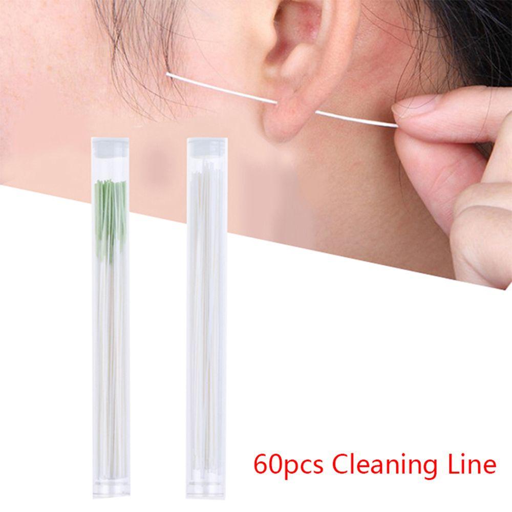 Ear Hole Deodorant Ear Piercing Cleaner Ear Cleaning Floss Ear Dirt Floss Earrings Hole Floss