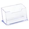 Transparent Business Card Rack High Capacity Desktop Business Card Strong And Sturdy Business Card Storage Box