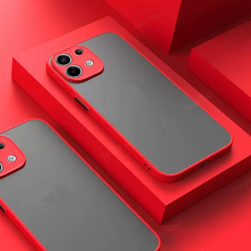 Чехол для Poco X6 5G Обложка Xiaomi Poco X6 Pro 5G Capas Новый Ударопрочный Бампер Задняя Панель Телефона Матовый Прозрачный Полупрозрачный Fundas Poco X6 5G