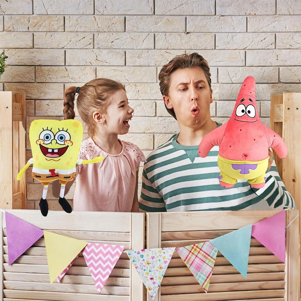 Плюшевые игрушки - супермягкая плюшевая подушка из 6 предметов, набор плюшевых кукол с мультяшными квадратными штанами