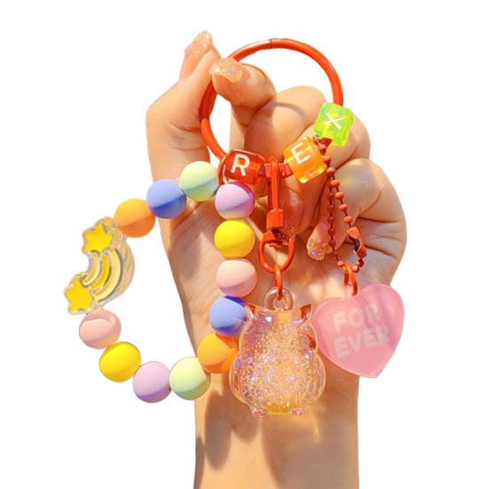 Браслет-ремешок на запястье для телефона с бусинами и подвеской-совушкой, брелок-цепочка против потери, шнурок для мобильного телефона, сумки, ключей