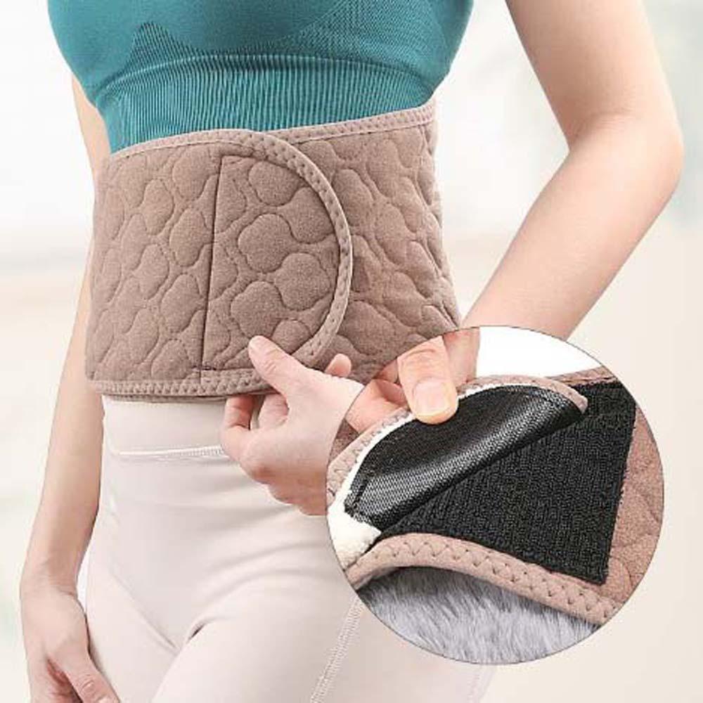 Imitation Cashmere Warm Waist Support Belt Lumbar Brace Winter Fur Waist Belts Household