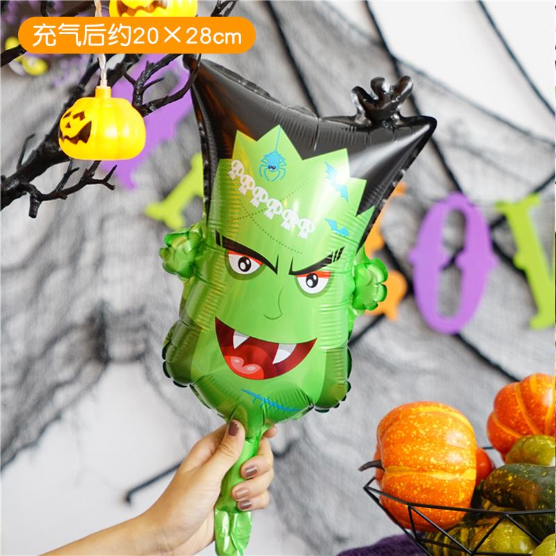 loween Aluminum Foil Balloons Ghost Skeleton Decorations for Nightclubs Kindergarten Bar KTV Parties Children's Decorations