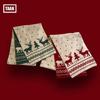 Knitted Scarf Christmas Deer New Scarf Female Winter Korean Versatile Cute Elk Red Student Warm and Windproof