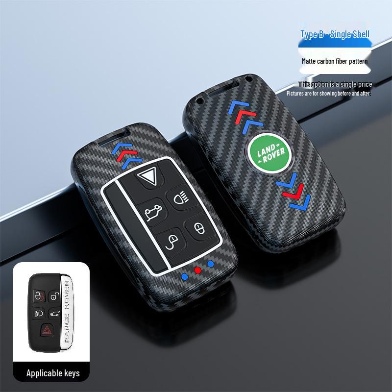 Land Rover Key Case for Range Rover, Discovery 5, Velar - Metal Buckle Shell for Men