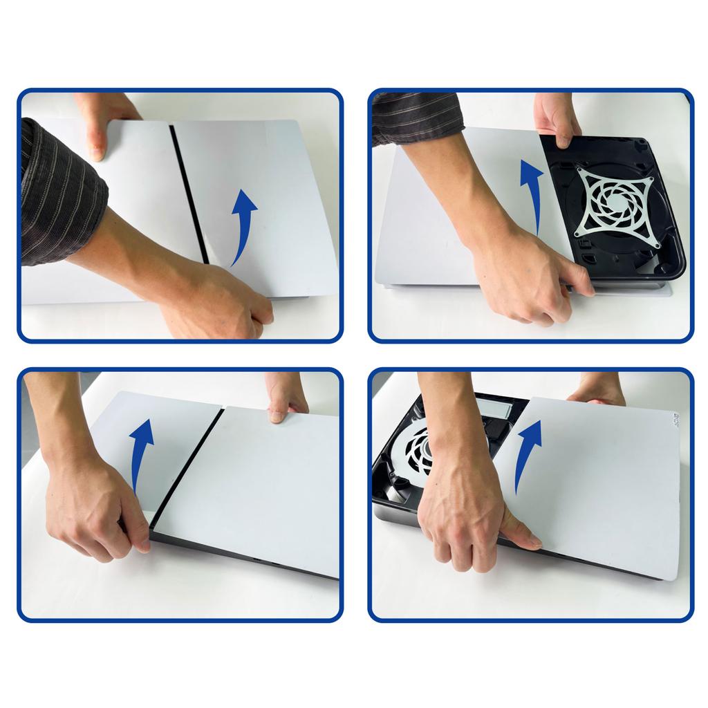 Сменная оболочка для консоли для PS5 Slim Digital Version Жесткая лицевая панель Игровой аксессуар Защитная крышка против царапин