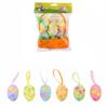 6Pcs/set Colorful Painting Easter Egg Tree Branch Foam Revival Egg Decoration  for Easter Decoration