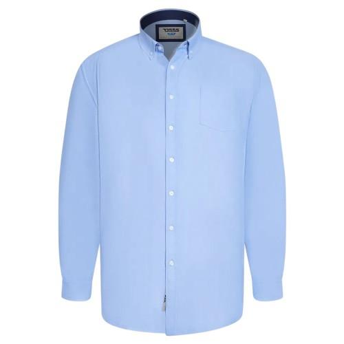 Duke Mens D555 Richard Oxford Tall Long-Sleeved Shirt