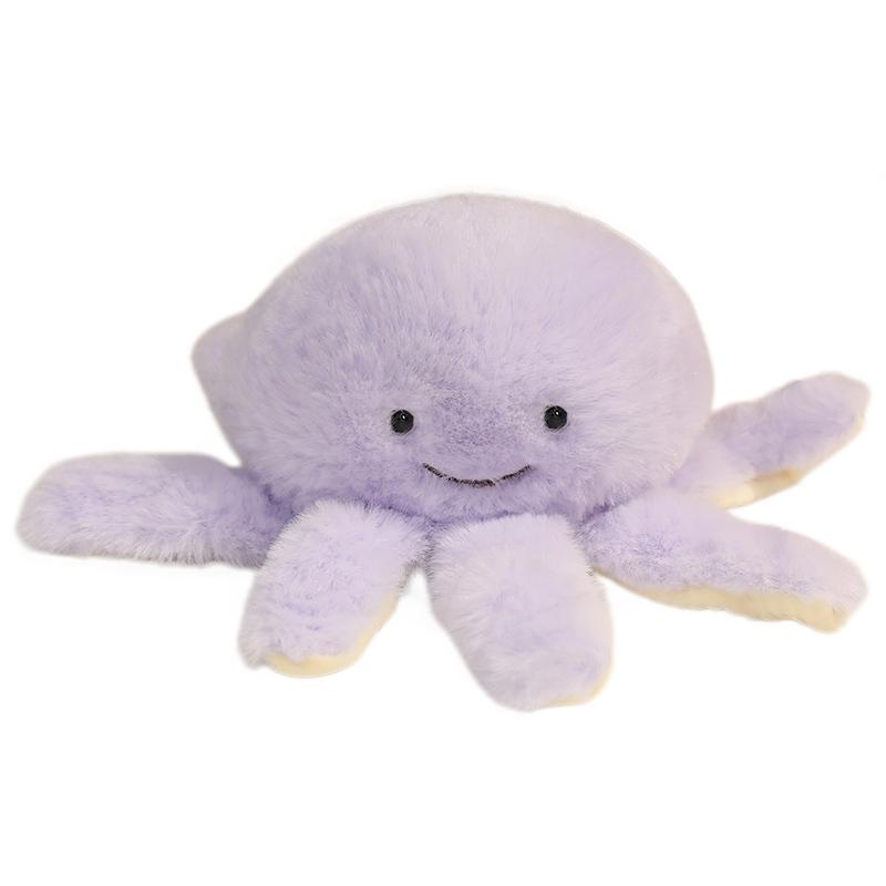 Cute Sea Animal Plush Toys Set - Manta Ray Dolphin Seal Octopus Seahorse Crab Clownfish Stuffed Dolls for Kids Funny Room Decor
