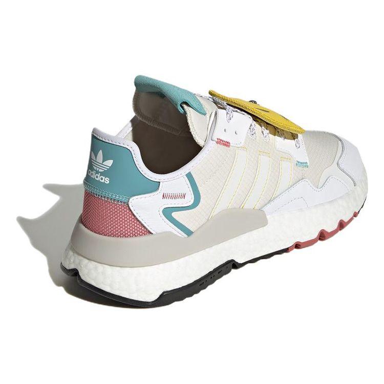 Adidas Originals Nite Jogger Retro Versatile Sports Non-Slip Durable Low-Top Lifestyle Casual Shoes Unisex Sneakers White HP2331