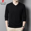 Pierre Cardin Men's 100% Wool Lightweight V-Neck Sweater