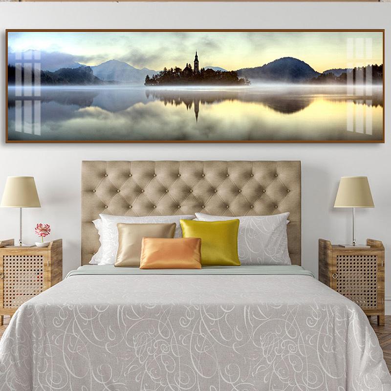 Картины с природными пейзажами, снегом, горами, озерами, плакатами и принтами, настенные художественные изображения, современная спальня, гостиная, домашний декор