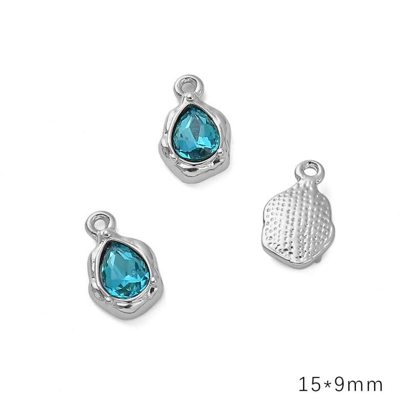 Подвеска из алмазного сплава в форме сердца, звезды и луны, ожерелье, браслет, серьги, аксессуары для ювелирных изделий своими руками