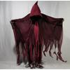 Halloween Zombie Skeleton Cape Adult Kids Cosplay Horror Ghost Death Costume