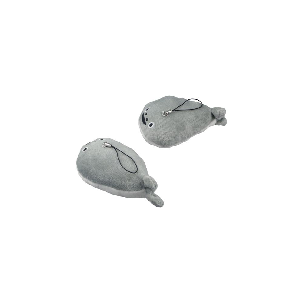 Soft Squeeze Plush Fish Pendant Plush Stuffed Chirping Keyring Squeak Sacabambaspis Keychain Kids