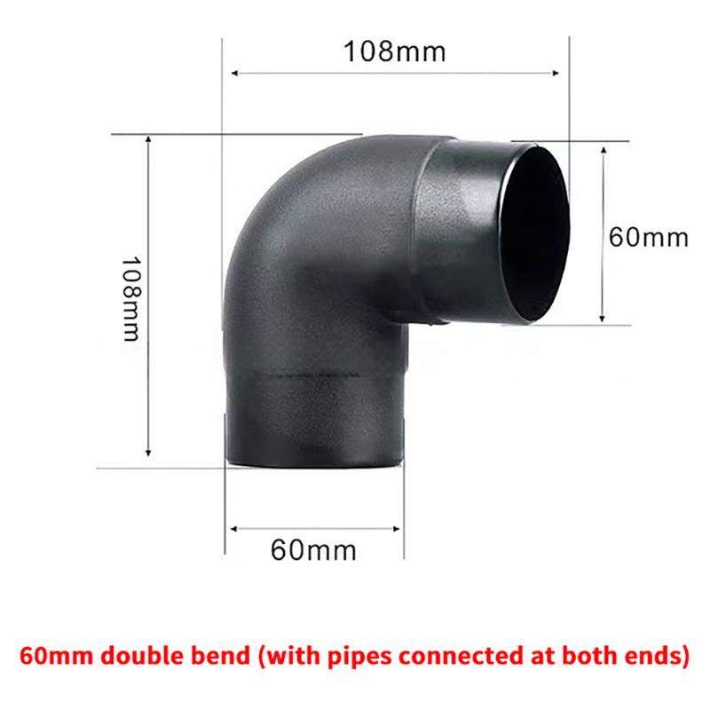 1Pcs Y T L Flat Piece Elbow Pipe Outlet Exhaust Joiner Connector Air Vent Ducting For Webasto Eberspaecher Diesel Parking Heater