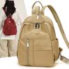 New Women's Bag Backpack Bag Single Shoulder Portable Multi-backpack Fashion Trend Solid Color Simple Backpack Women