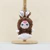 Plush Rabbit Cartoon Toys Keychain Stuffed Dolls Bag Decorations Gifts Kids