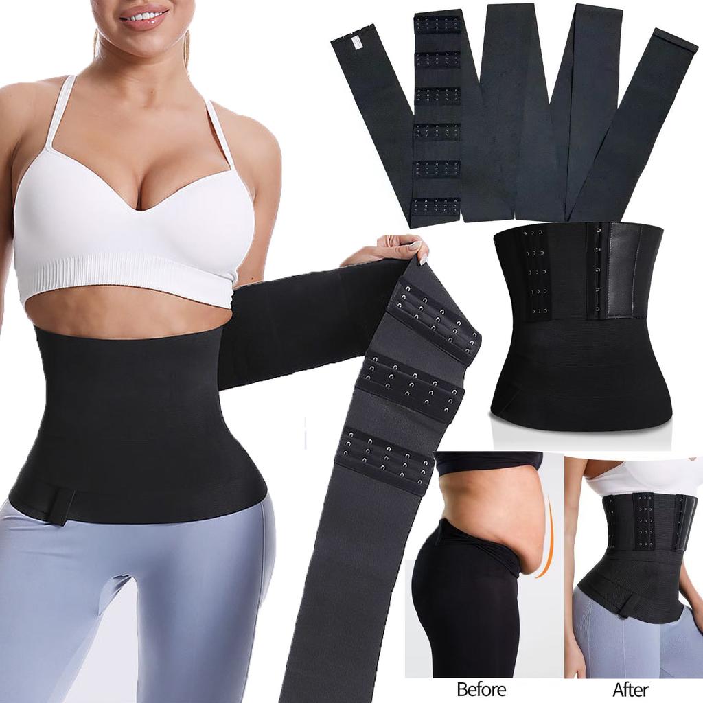 Пояс-утягиватель для женщин больших размеров Waist Trainer Trimmer Tummy Control Wrap Women Stomach Warp Slimming Shapewear