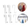 Plastic Over The Door Clothes Hooks Clothing Hanger Hooks Over The Door Hanging Hanger for Home Kitchen Bedroom Decoration