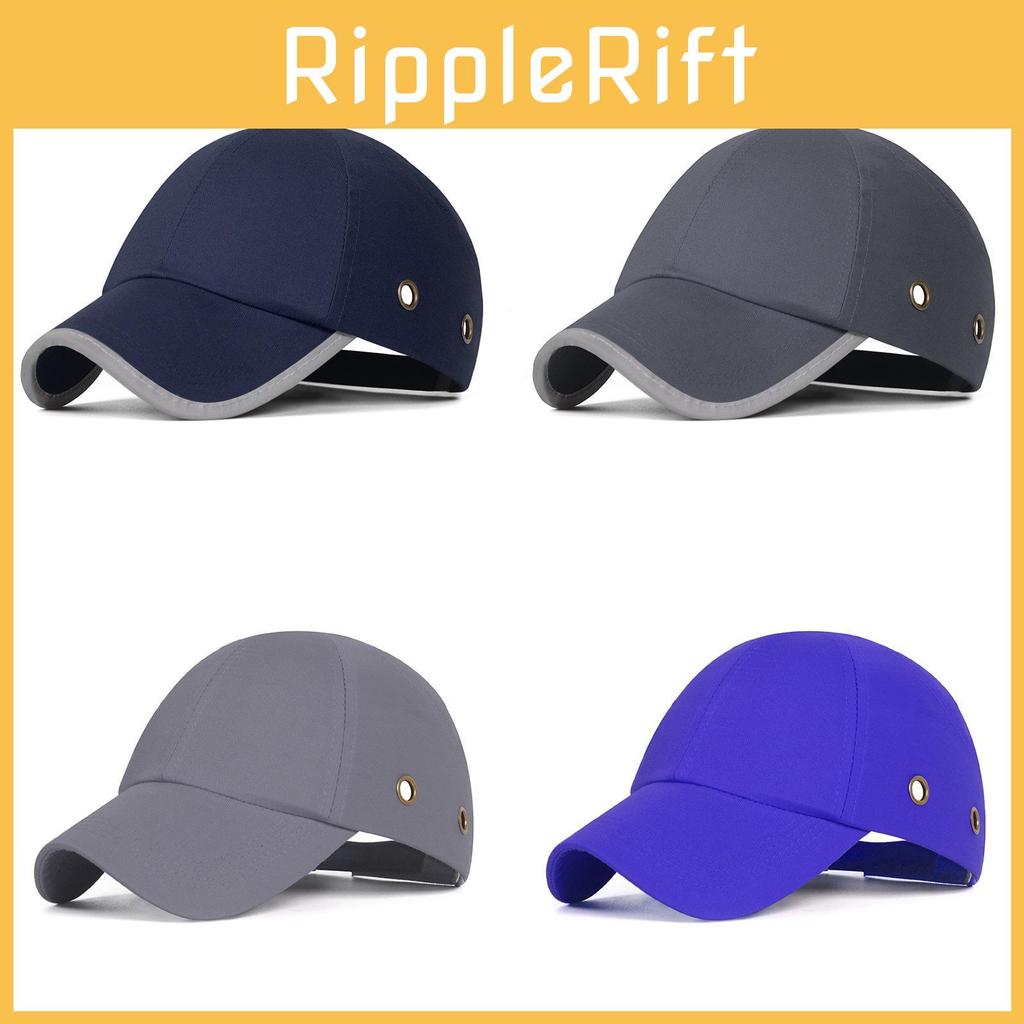 Construction Worker Hat With Wide Brim Breathable Abs Shell Reflective Logo For Safety
