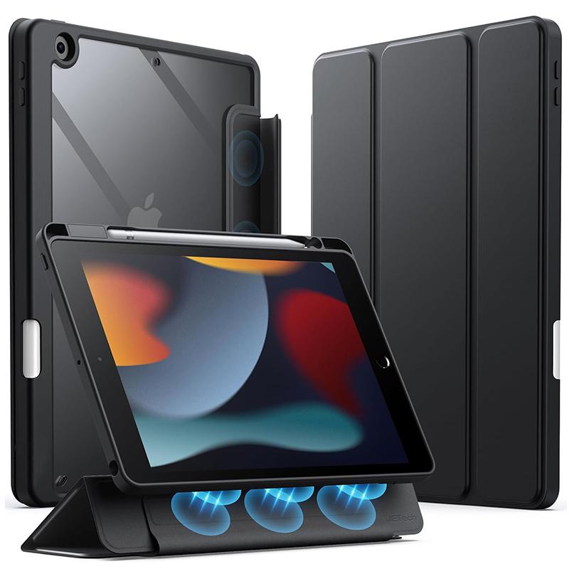 Detachable Case for iPad 9/8/7 10.2 Inch 2021/2020/2019 Model 9th/8th/7th Generation Pencil Holder Removable iPad Case Cover