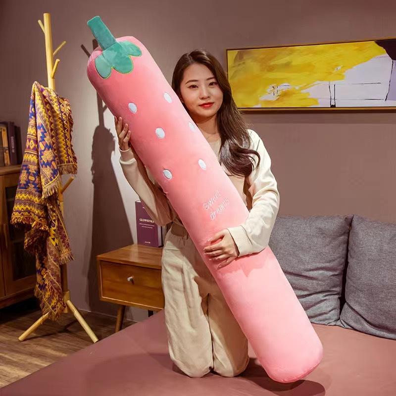 Милая длинная подушка для девочек, спящих с большими подушками, которые можно отсоединять и стирать, с цилиндрической кроватью для беременных женщин, студентов общежития