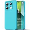 Protective Case - E.F.CONNECTION - For Xiaomi Redmi Note 13 Pro 5G - Liquid Silicone - Blue - Matte Effect