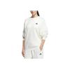 Adidas Casual Thick Round Neck Pullover Long Sleeve Sweatshirt Unisex Sweatshirt Jade-White JM9111