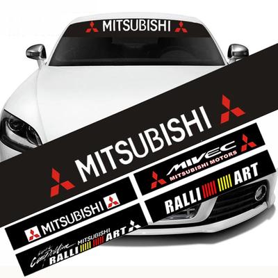 Наклейки на лобовое и заднее стекло для Ralliart ASX, Lancer, Cordia, Pajero, Outlander, Eclipse, Galant и Montero