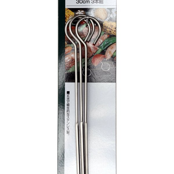 Captain Stag Captain Stag M 8052 [bbq Skewer 30cM 3 Pieces]