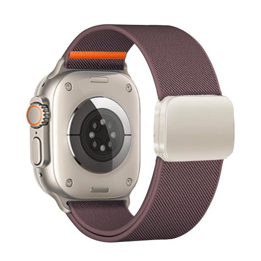 Magnetic Nylon Loop For Apple Watch Band 46mm 49mm 44mm 41 40mm 42mm Bracelet iWatch Series Ultra 3 11 SE 3 10 9 8 7 6 5 4 Strap