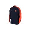 Contrast Half-Zip Football Sports Jacket With Team Logo And Lettering Men Jacket Navy-Blue 943165-452