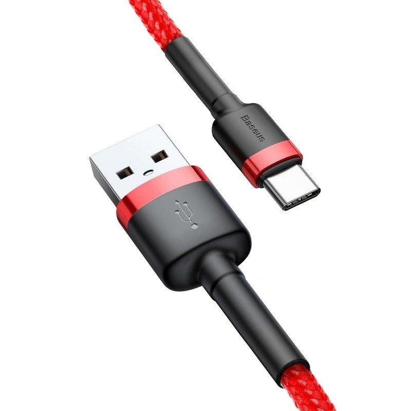 Kabel Usb Do Usb-C Baseus Cafule 2A 2M (Czerwony)