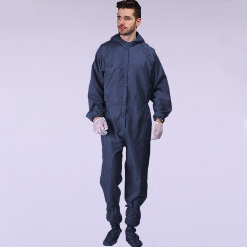 Мужской и женский маслостойкий одноразовый защитный комбинезон с защитой от брызг, водонепроницаемая спецодежда