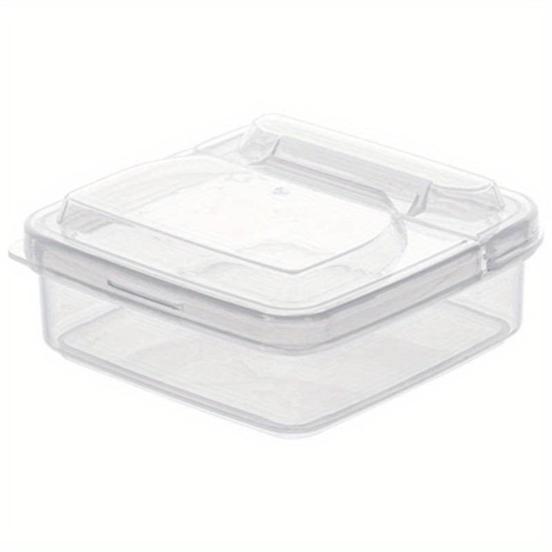 3pcs Butter Cheese Storage Box Portable Refrigerator Fruit Vegetable Fresh-keeping Organizer Box Transparent Cheese Container