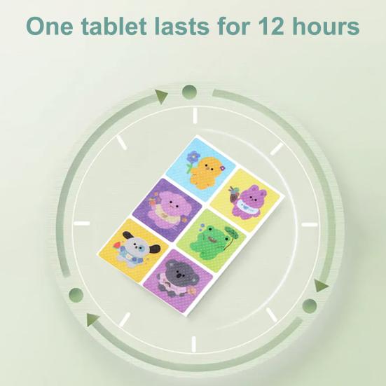 36 шт./кор. пластыри от комаров, мультяшный растительный экстракт, средство от комаров, детские натуральные наклейки от комаров, домашнее использование
